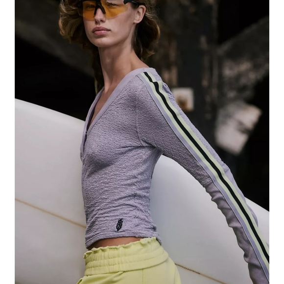 FP Movement by Free People Tops - FP Movement by Free People Recovery Layer in Trailblazer Combo